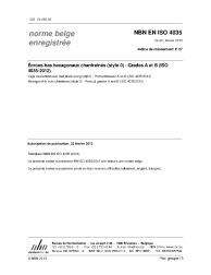 NBN EN ISO 4035:2013