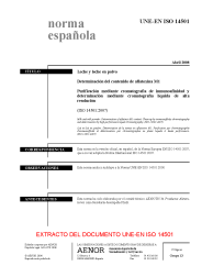 UNE-EN ISO 14501:2008