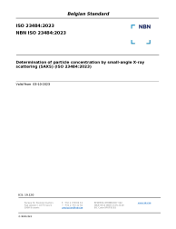NBN ISO 23484:2023