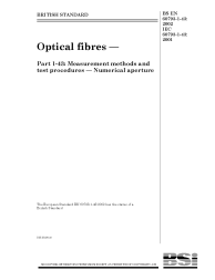 BS EN 60793-1-43:2002