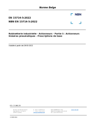 NBN EN 15714-5:2022