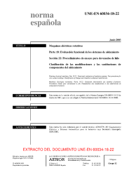 UNE-EN 60034-18-22:2003