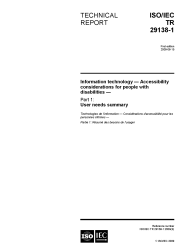 ISO/IEC TR 29138-1:2009