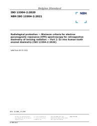 NBN ISO 13304-2:2021