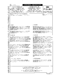 NBN P 33-003:1985