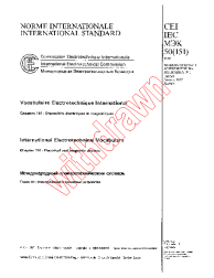 IEC 60050-151:1978/AMD1:1987