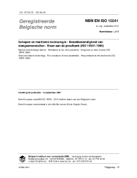 NBN EN ISO 15541:2001