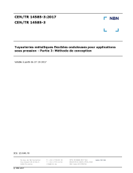 CEN/TR 14585-3:2017