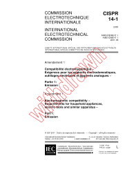 CISPR 14-1:2000/AMD1:2001