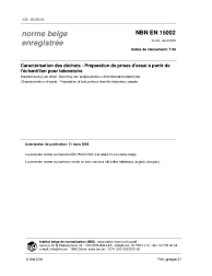 NBN EN 15002:2006