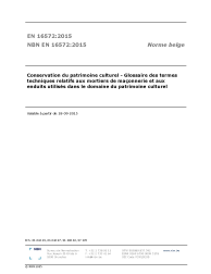 NBN EN 16572:2015