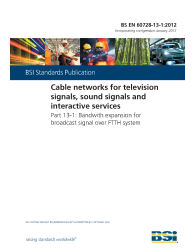 BS EN 60728-13-1:2012