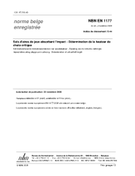 NBN EN 1177:2008