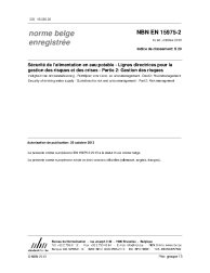 NBN EN 15975-2:2013