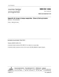 NBN EN 14985:2012