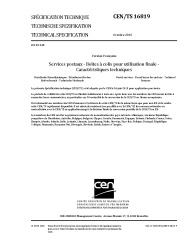 CEN/TS 16819:2015