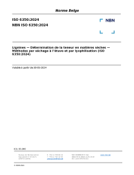 NBN ISO 6350:2024