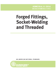 ASME B16.11-2016 + ERRATA