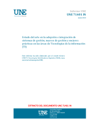 UNE 71401:2022 IN