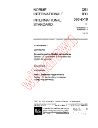 IEC 60598-2-19:1981/AMD1:1987