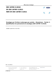 NBN EN ISO 18785-3:2021