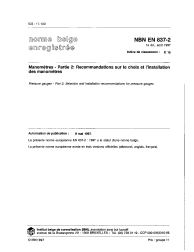 NBN EN 837-2:1997