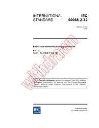 IEC 60068-2-32:1975
