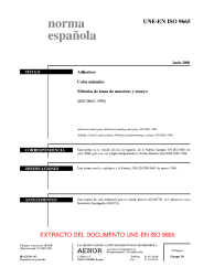UNE-EN ISO 9665:2001