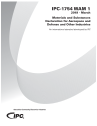 IPC-1754-WAM1 - Standard with Amendment 1:2019