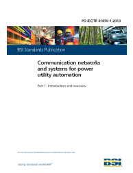 PD IEC/TR 61850-1:2013