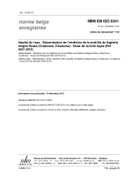 NBN EN ISO 6341:2012