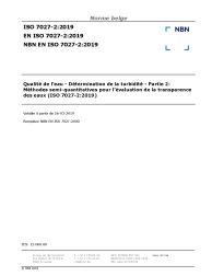 NBN EN ISO 7027-2:2019