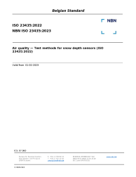 NBN ISO 23435:2023