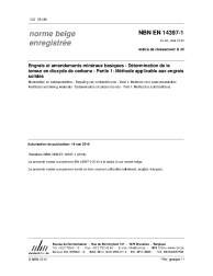 NBN EN 14397-1:2010