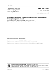 NBN EN 13261:2003