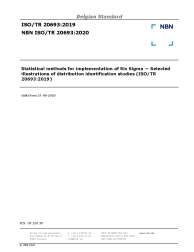 NBN ISO/TR 20693:2020