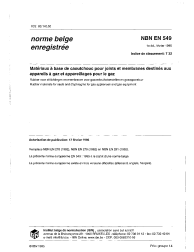 NBN EN 549:1995