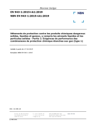 NBN EN 943-1:2015+A1:2019
