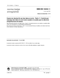 NBN EN 10246-11:2000