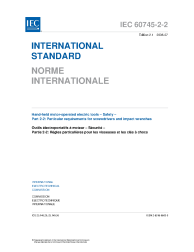 IEC 60745-2-2:2003+AMD1:2008 Consolidated