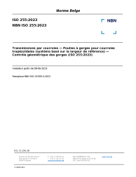 NBN ISO 255:2023