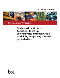 PD CEN/TR 17004:2016