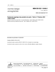 NBN EN ISO 13408-2:2011