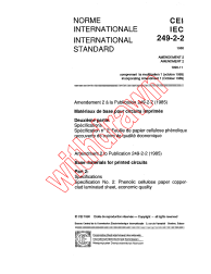 IEC 60249-2-2:1985/AMD2:1990