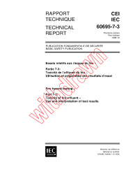IEC TS 60695-7-3:1998