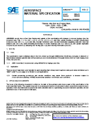 SAE AMS 6905D:2026-02-18
