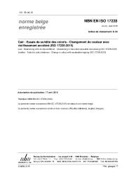 NBN EN ISO 17228:2015