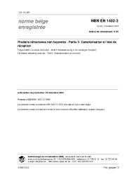 NBN EN 1402-3:2003