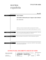 UNE-EN ISO 16284:2007