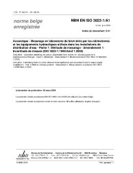 NBN EN ISO 3822-1/A1:2009